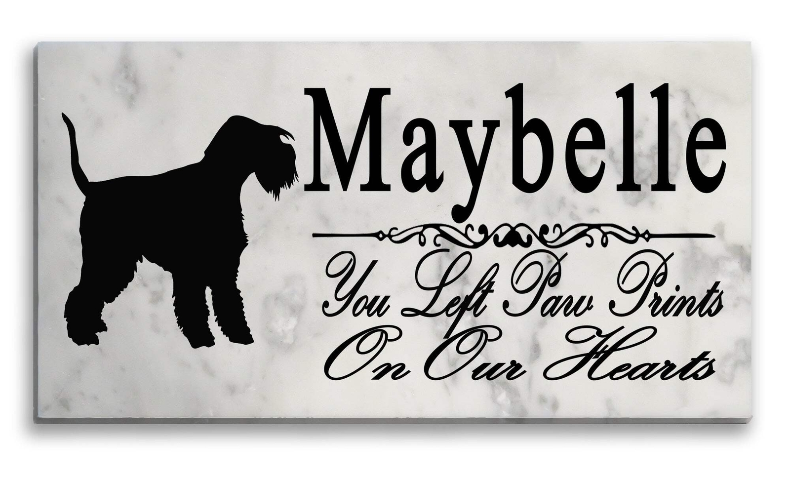 Lakeland Terrier Memorial Stone PERSONALIZED Garden Rock Grave Marker Outdoor or