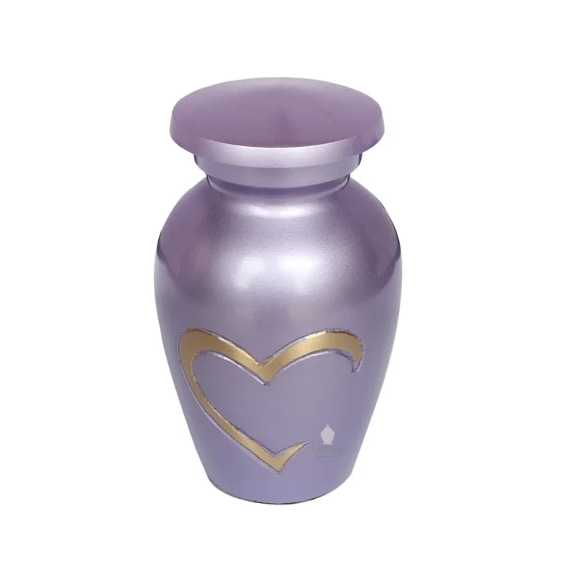 Lavender Heart Keepsake Urn