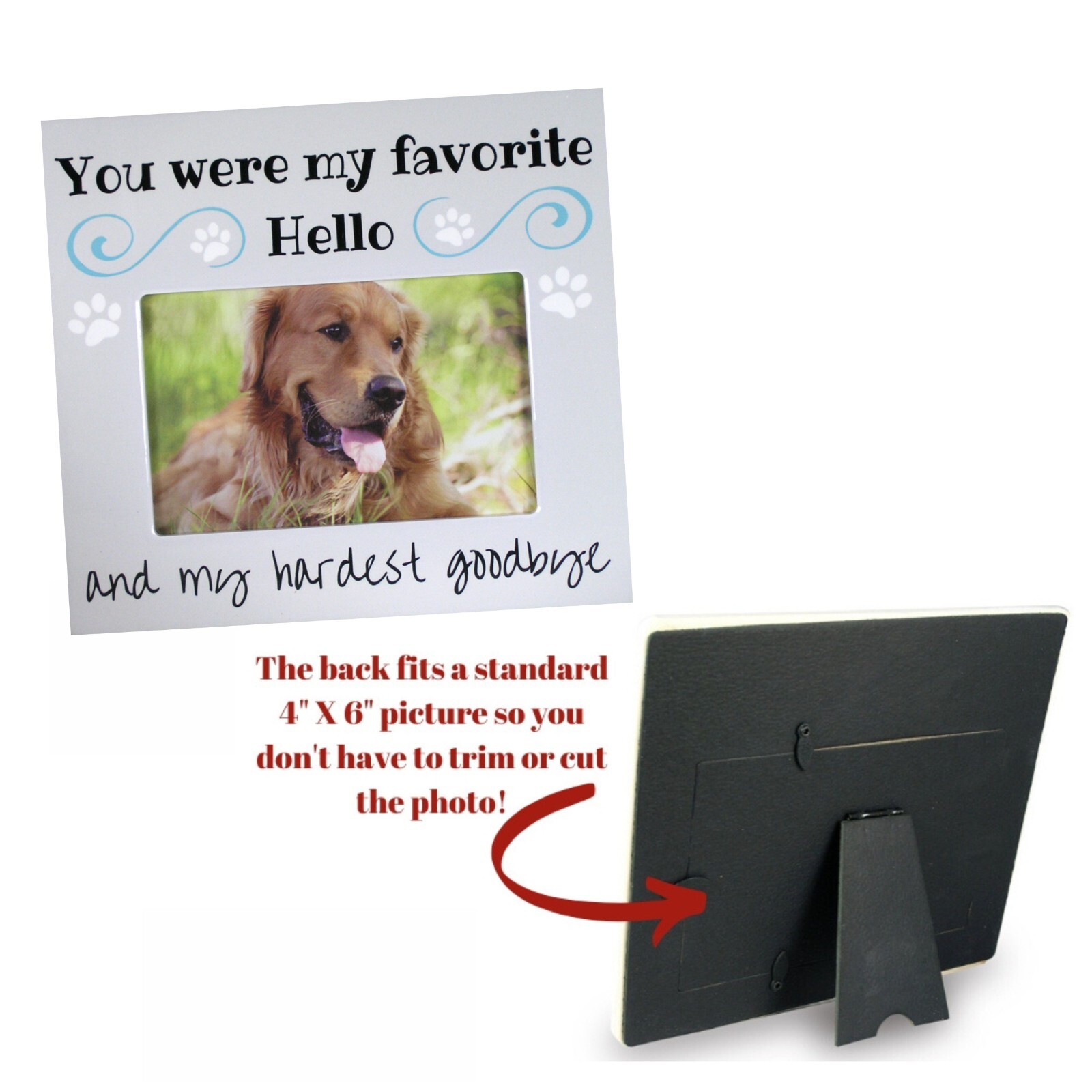 Pet Remembrance Gift – Pet Memorial Picture Frame -Bereavement Photo Frame #2355