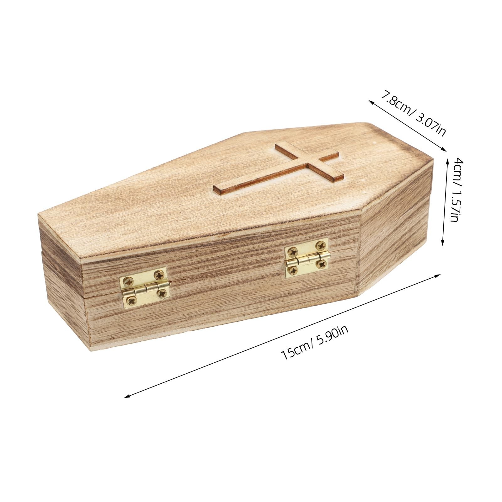 balacoo Coffin Jewelry Box Small Portable Halloween Storage for Earrings Neck…