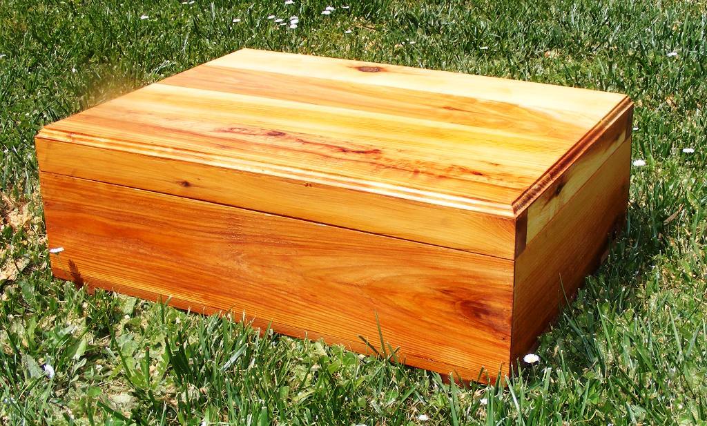 Pet Coffin Casket for Dogs or Cats 26 x 16 x 8 All Cedar