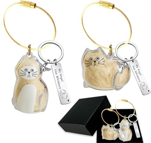 Pet Paw Print KeepSake Dog Memorial Suncatcher Miarita- Kien -Cat Hair Keychain