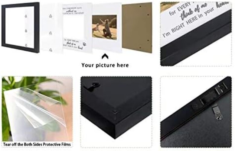 Heartfelt 9×9 Pet Memorial Picture Frame – Comforting Tributes for Furry Friends