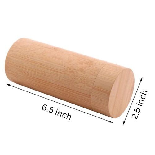 Pet Urn Small Bamboo Tube Biodegradable Wooden Box for Human Pet Ashes
