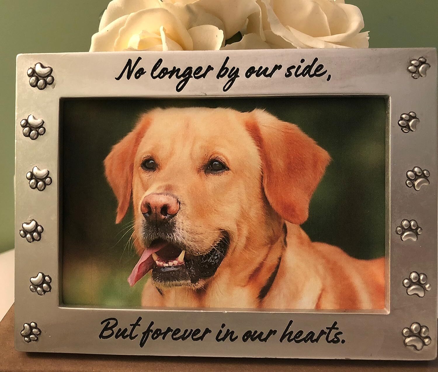 Silver Pet Memorial Photo Frame With Easel Heartfelt Sympathy Gift 6X4 Photo
