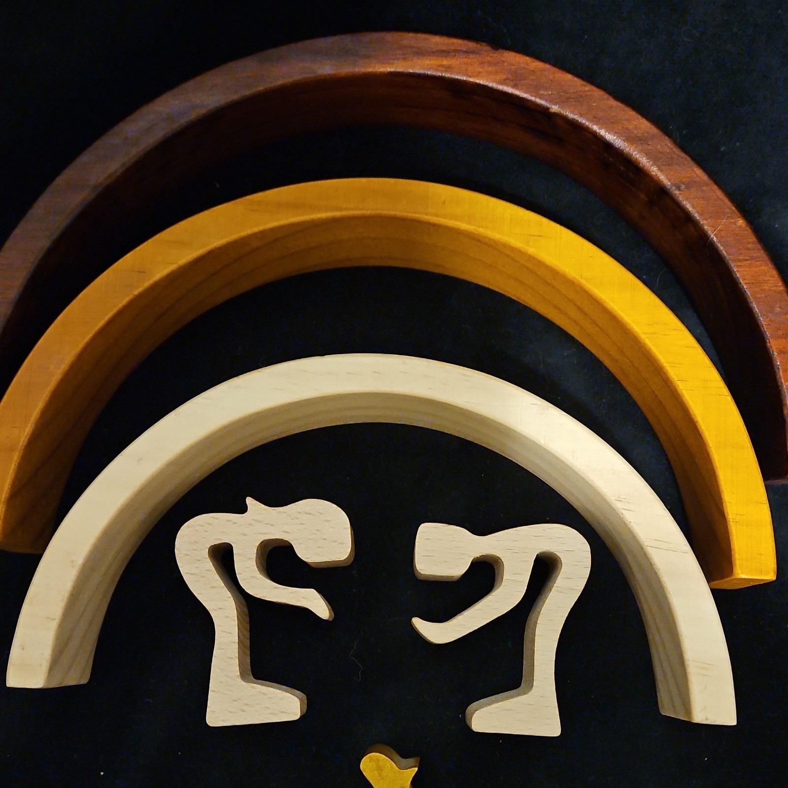 Handcrafted by Capiti Pets Wooden Pet Memorial Dog Keepsake or Display Decor .