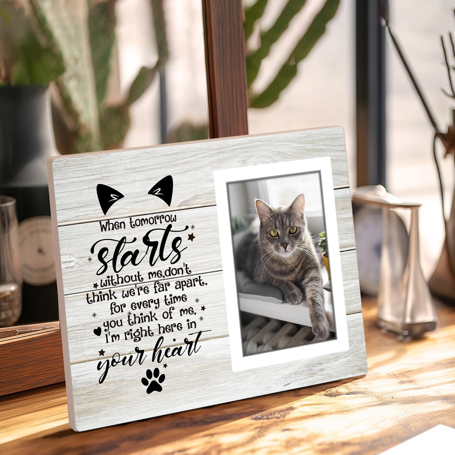 Cat Memorial Picture Frame, Pet Memory Picture Frame, Cat Frames For Pictures…