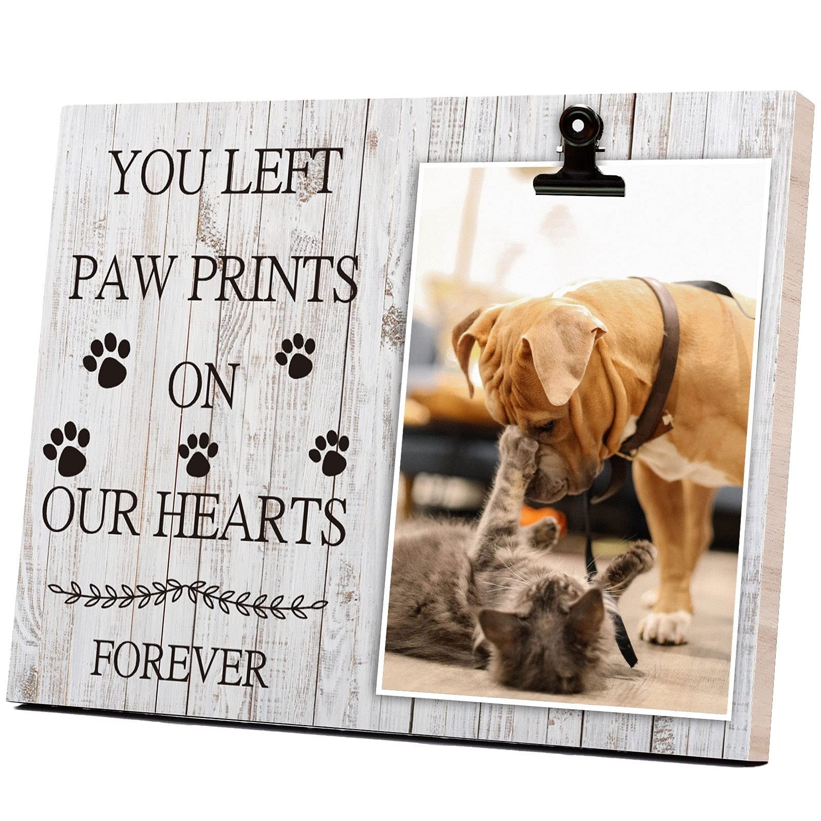 Pet Picture Frame Cat or Dog Frame 4×6 Memorial Pet Loss Picture Frame