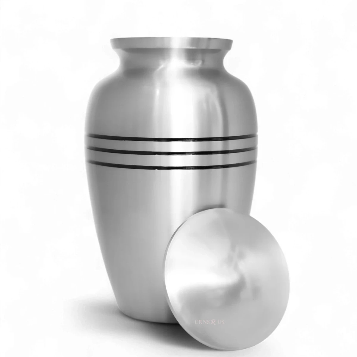 Lineage Lumina Silver Cremation Urn for Ashes