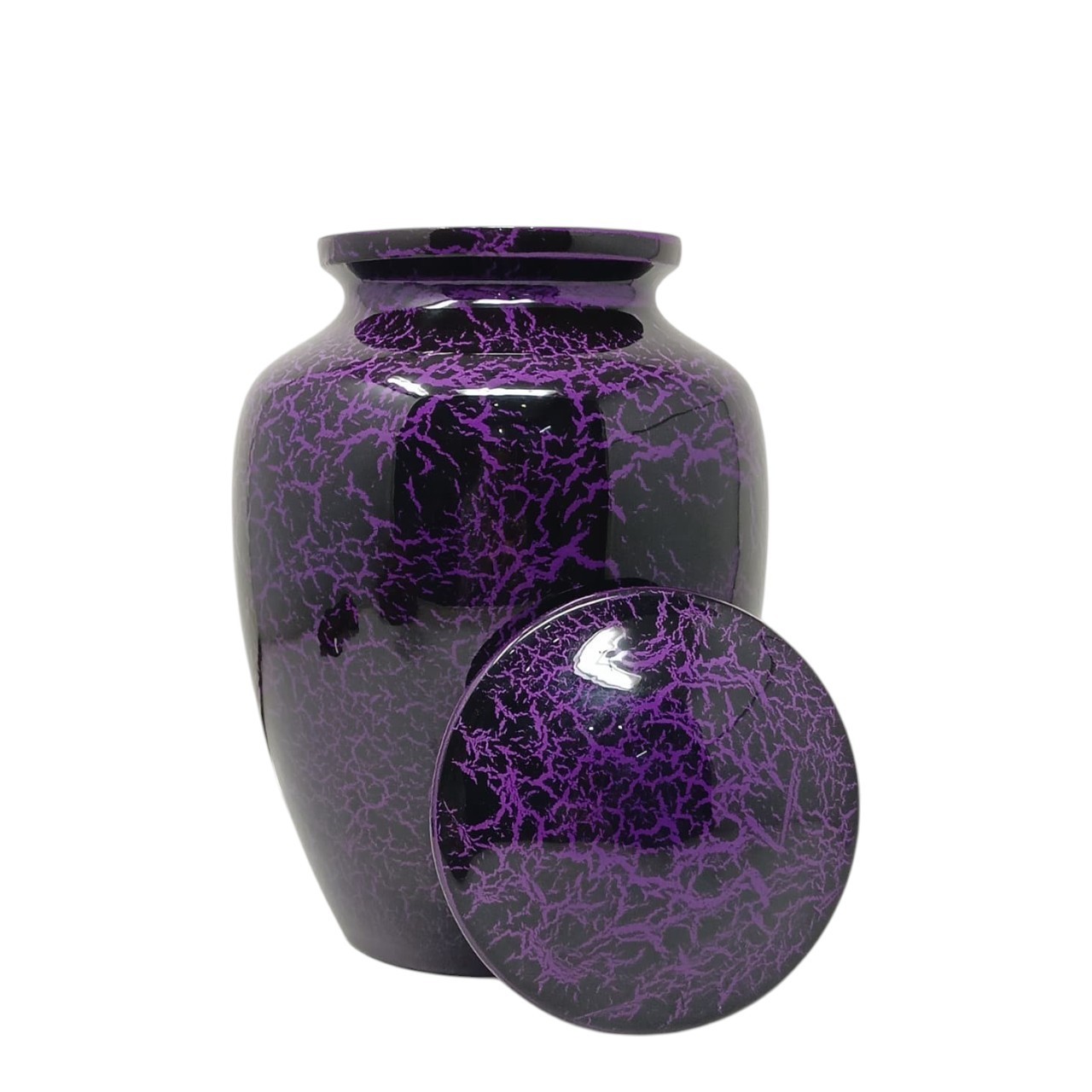 8 Inch Marble Cremation Adult Memorial Medium Urn for Child Pet Ashes with Bag