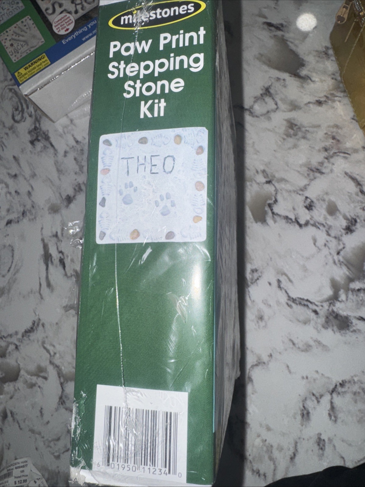 Paw Print Kit Milestones Stonecraft 8″ Stepping Stone Memory
