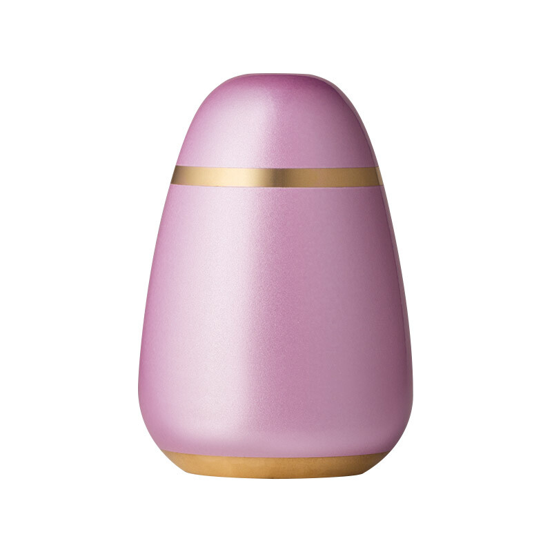 Pallet Egg Purple Small Keepsake Urn for Human Ashes Brass