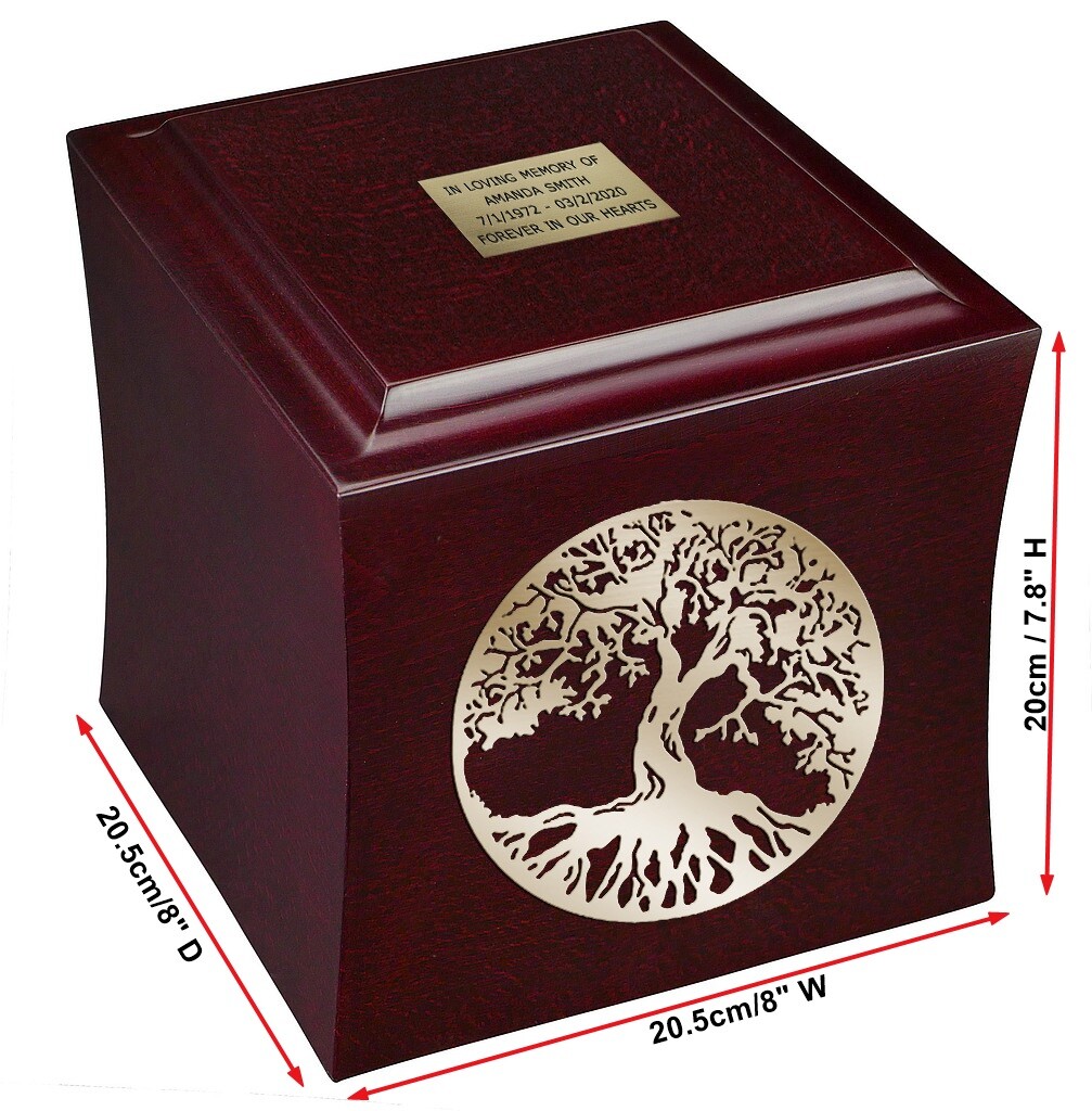 Tree of Life Unique Human Cremation Ashes Urn Adult Urn Pet Urn Handmade Casket