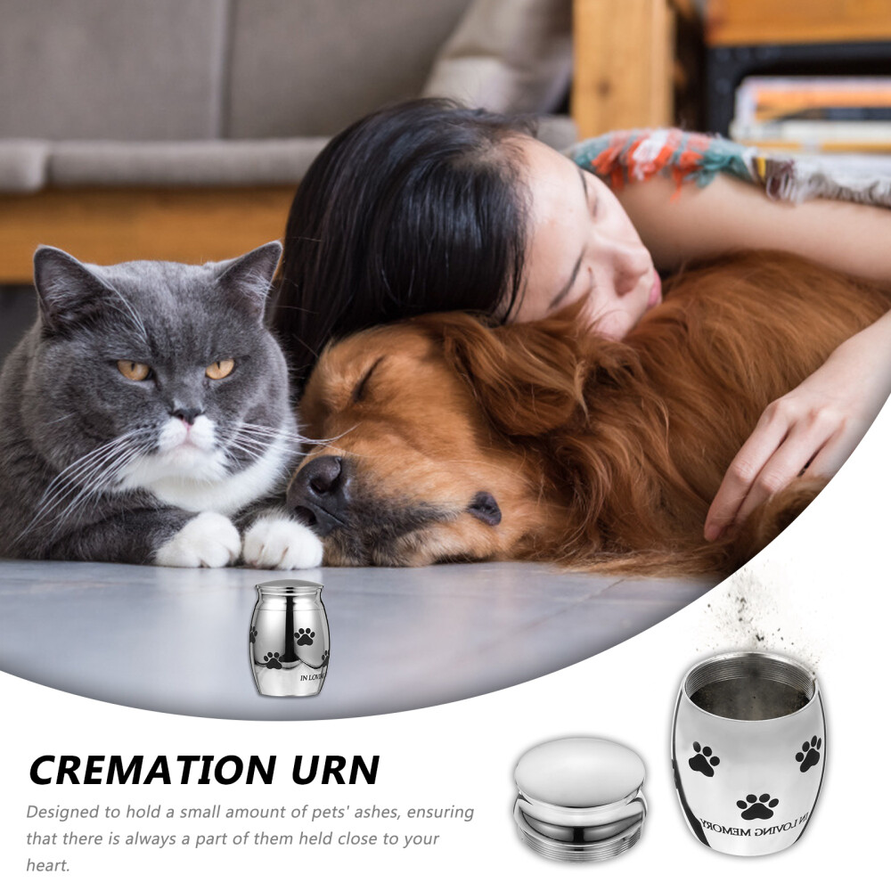 1PC Stainless Steel Dog Urns Large Dog urns Pet Urns for Cats Small Dog Urns
