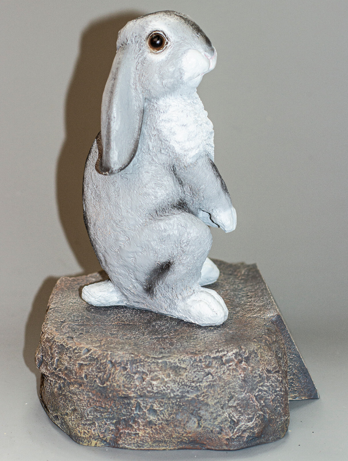 Lop Eared Bunny Rabbit Urn Ashes Pet Memorial Headstone Figurine Grave Ornament
