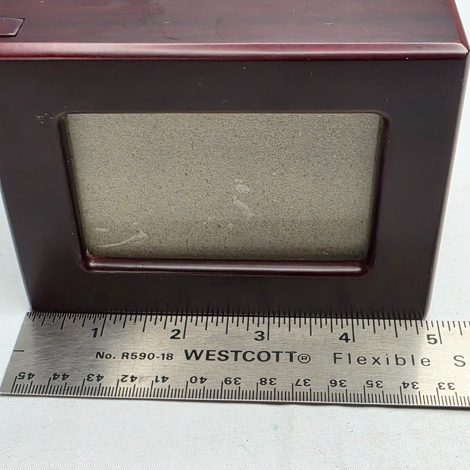 Cherry Wood Photo Box Urn Human Keepsake Pet Cremation Memorial Loss Remembrance