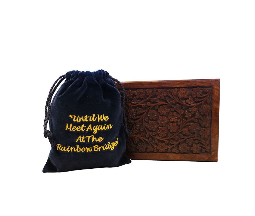 Rainbow Bridge Cremains Bags Ash Containment – Small/Medium