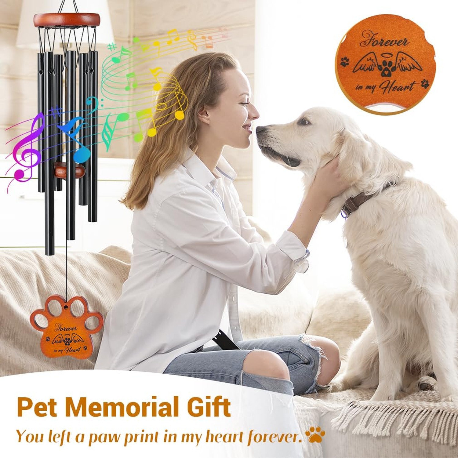Dog Memorial Gifts for Loss of Dog, Pet Memorial Gifts for Dogs and Cats, Per…