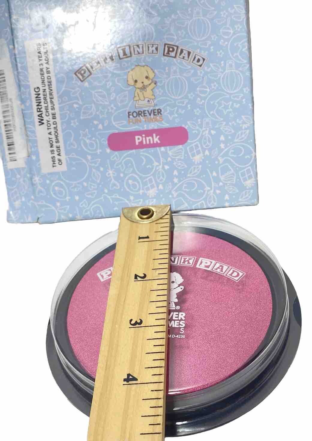 Pet Ink Pad Pink Ink For Dogs Paws Cats & Other Animals , Keepsake Paw Pad New