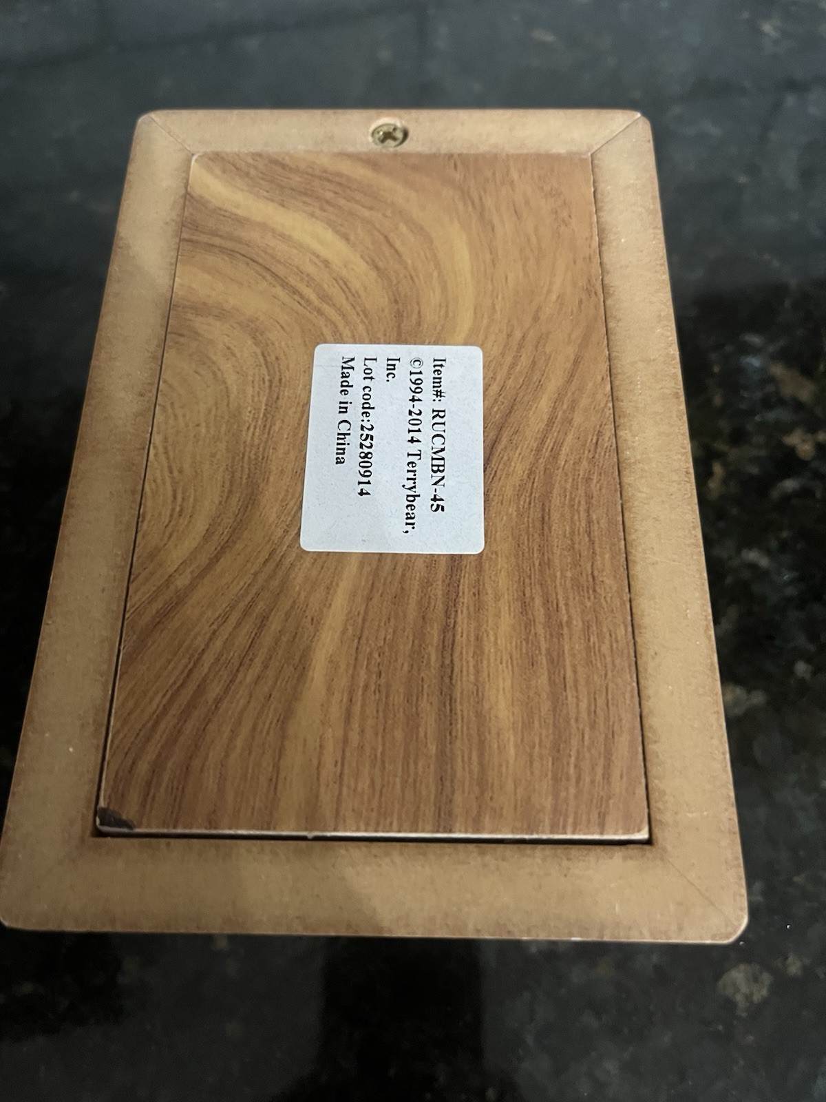 Pet Urn NEW Terrybear Wood Box ashes dog cat or human