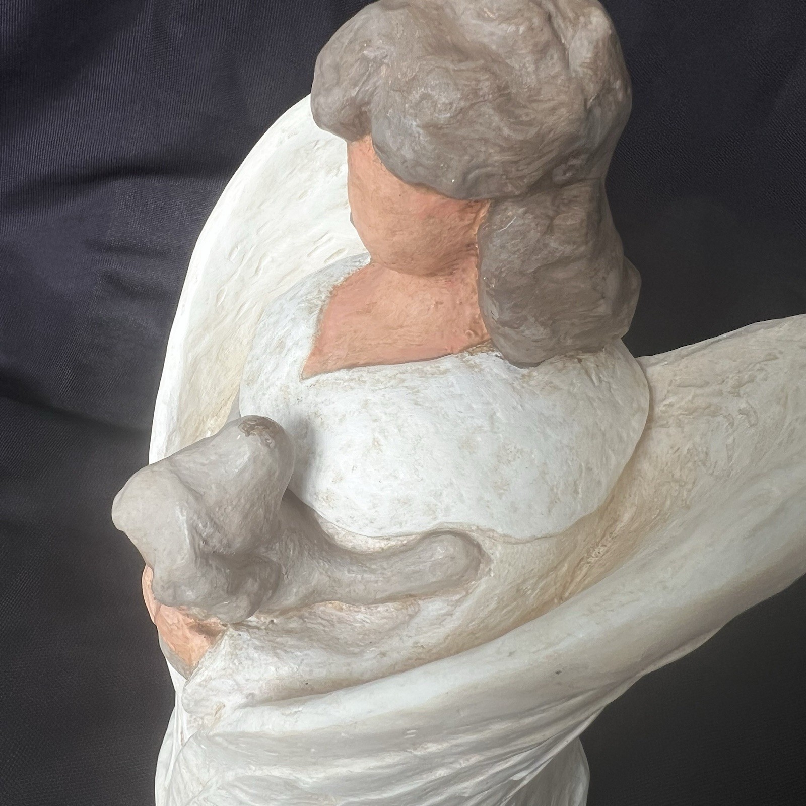 Angel Dog Urn For Cremation Ashes Statue Pet Memorial Figurine Handmade NEW