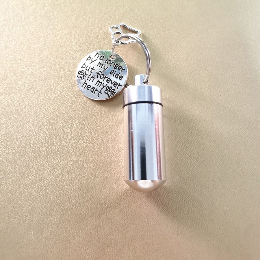 10 sets wholesale Pet Keepsake Urns urn Key Ring Cremation In Memory of My Dog