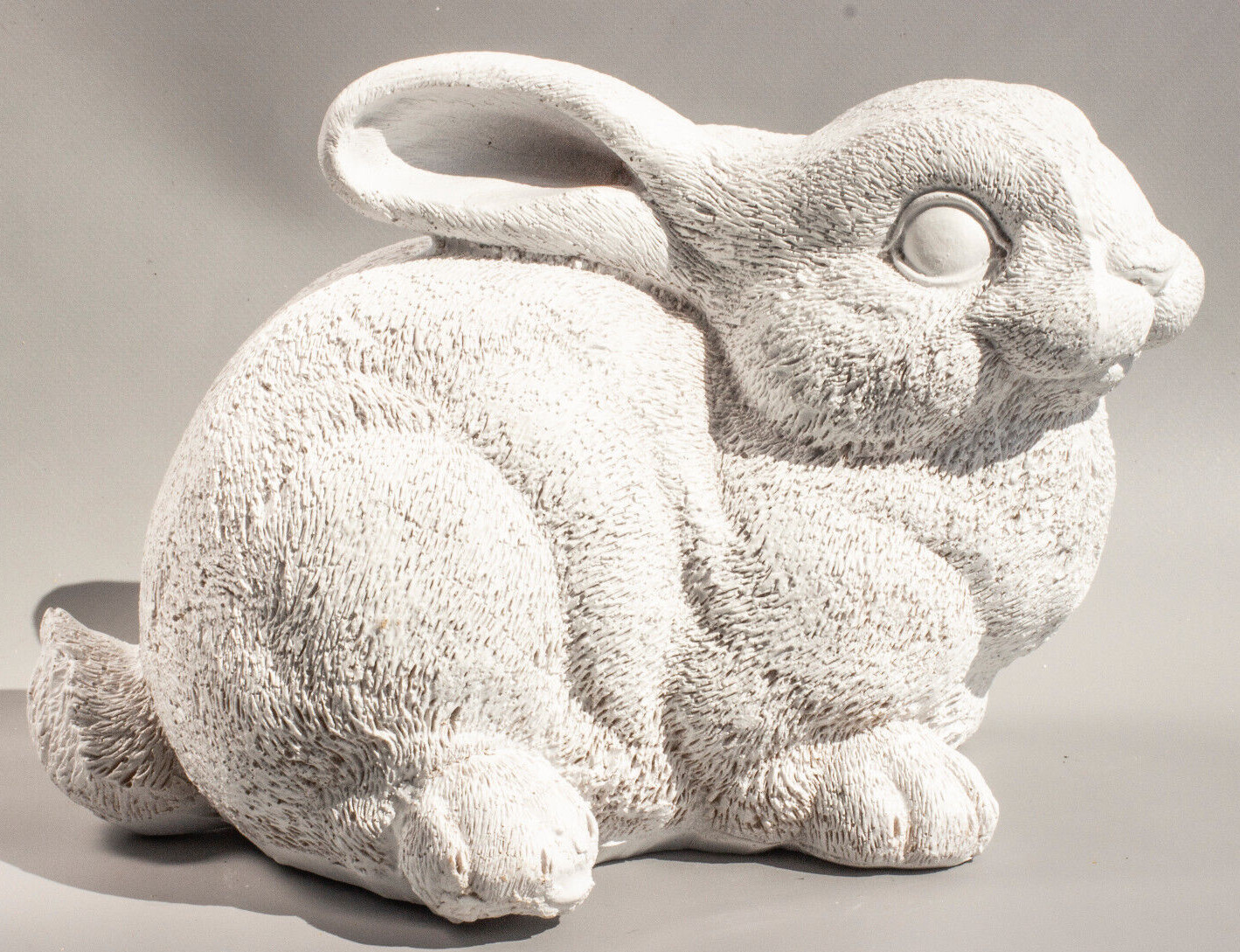 Unpainted Pet Cremation Urn Bunny Ashes Rabbit Sculpture Memorial Funeral Decor