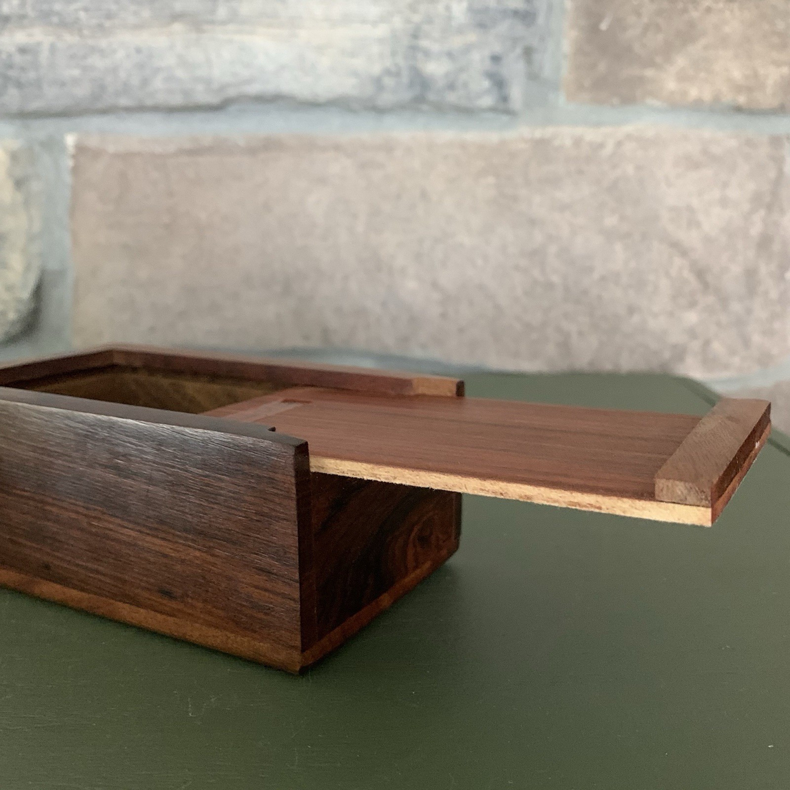 Small Wooden Memorial Keepsake Urn Box Cremated Remains of Pets/Cat/Dog 5”