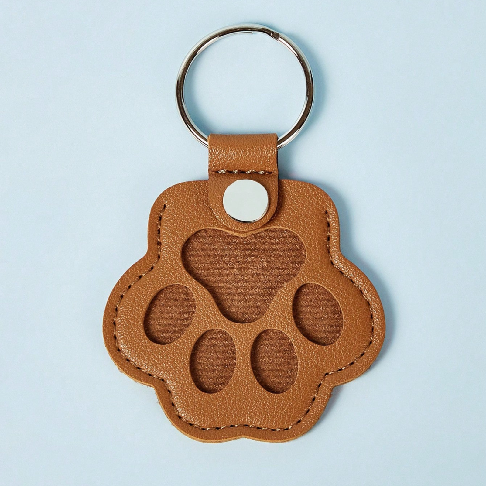 Pet Lost Hair Storage Keychain Cat & Dog Hair Memorial Bag Leather Pet Hair Bag