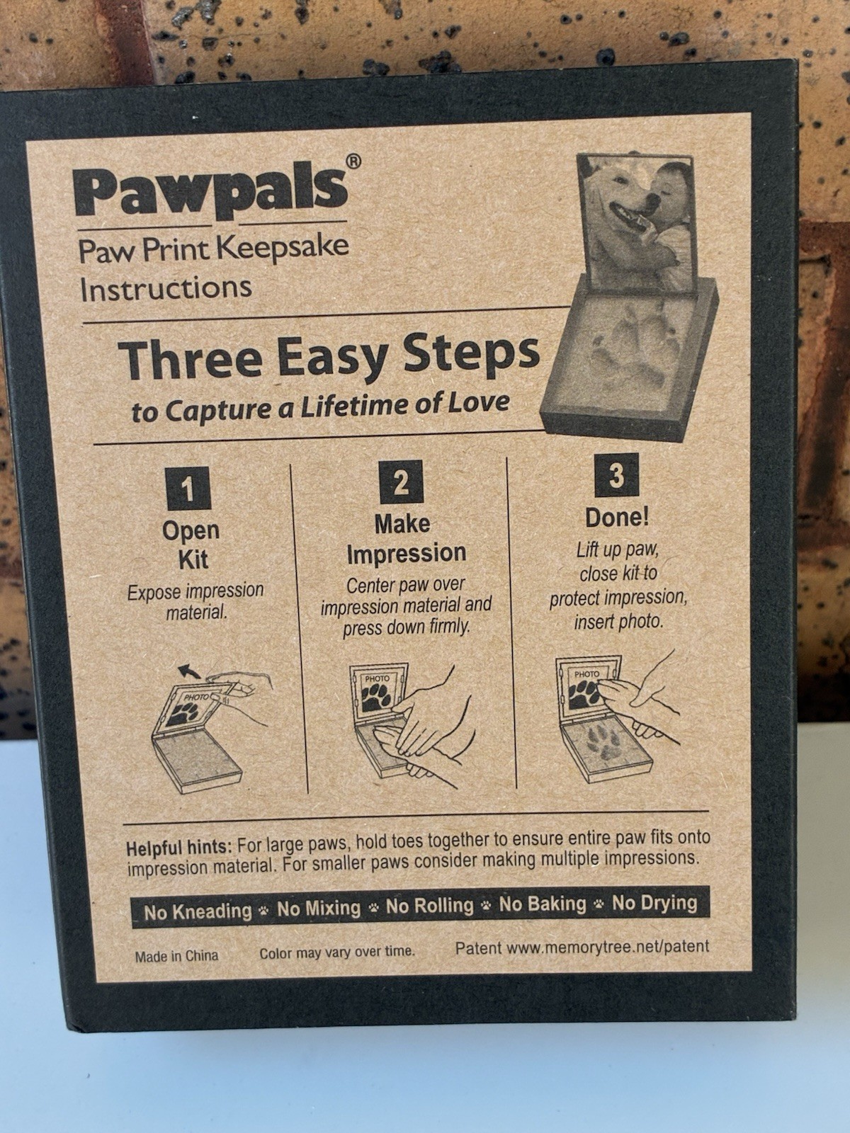 PawPals ~ Paw Print Keepsake Mold Kit~ Small -Large Impression~ New In Box