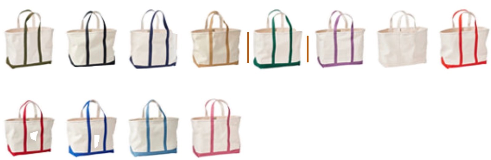 LL BEAN BOAT AND TOTE HAND BAG HAND PAINTED WITH YOUR DOG PET PORTRAIT BY ARTIST