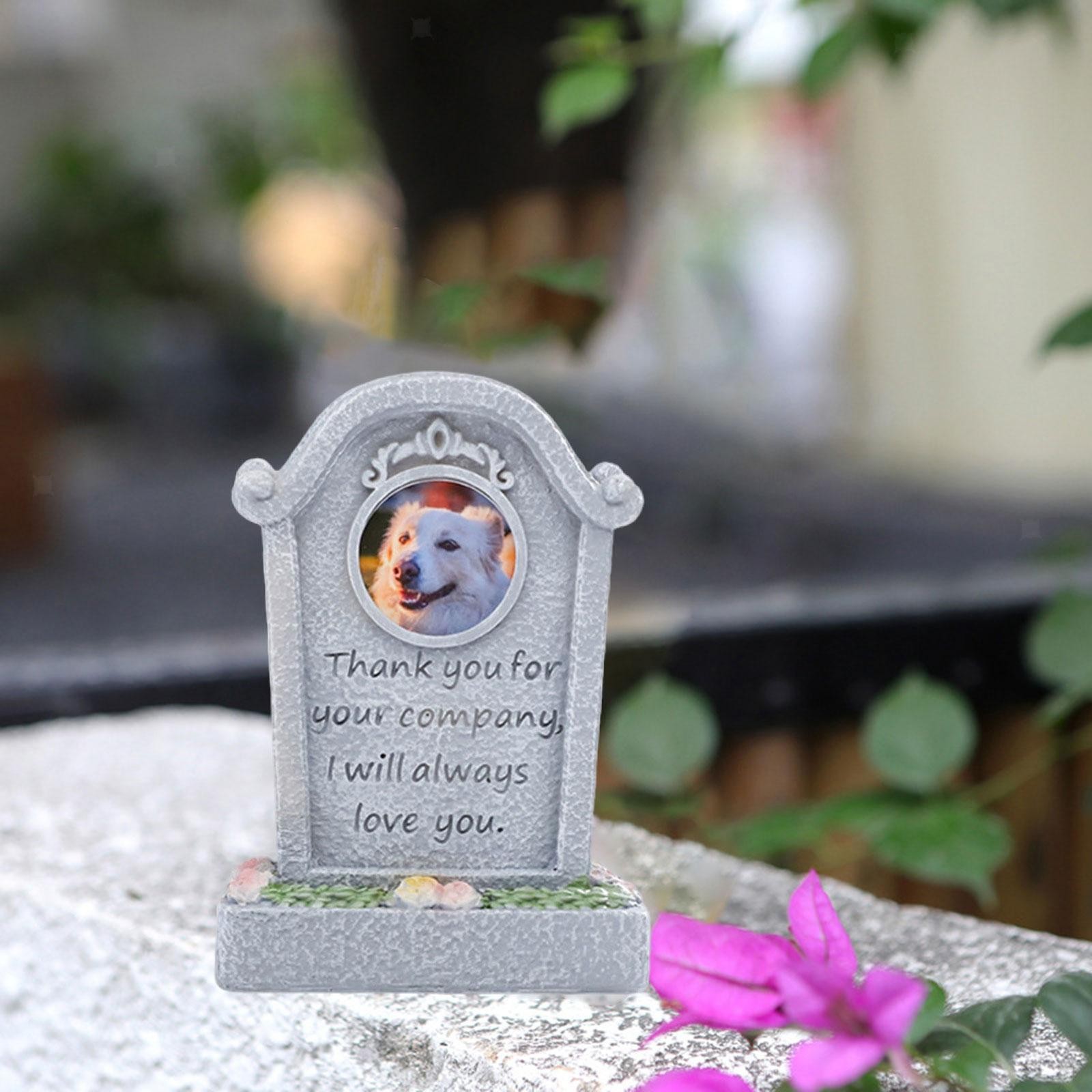 Monument for Memorial Pet Pet Tombstone Statue Loss of Pet Gift Cat Memorial