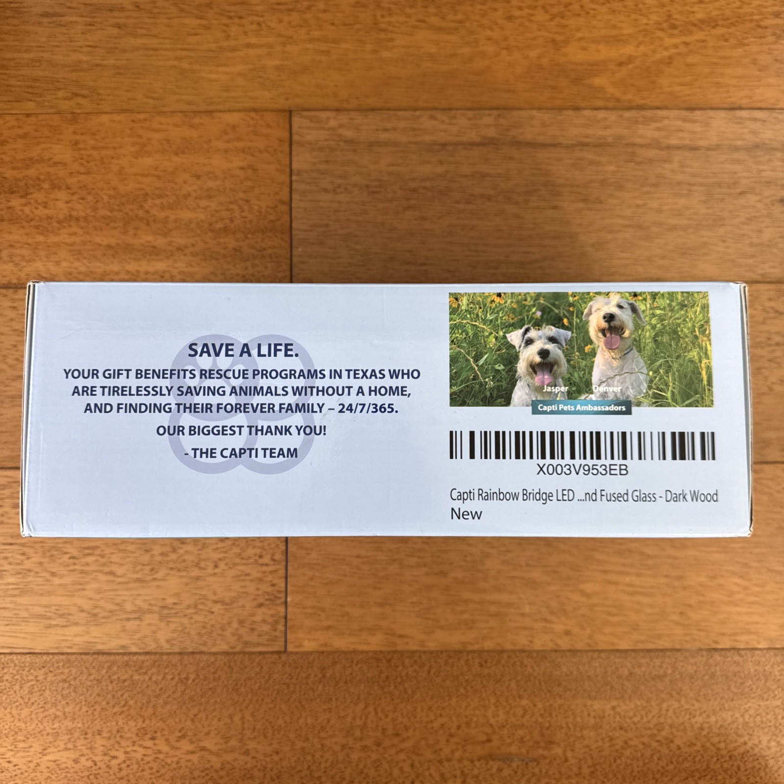 Capti Pets Rainbow Bridge Pet Memorial for Dog Moms and Dads BRAND NEW!