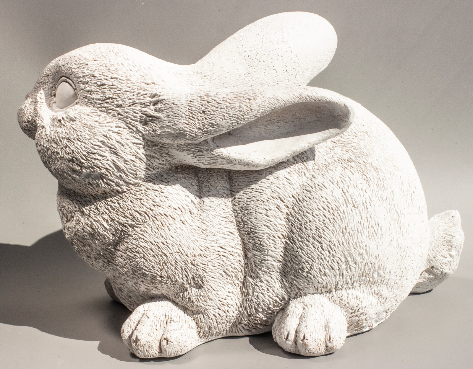 Unpainted Pet Cremation Urn Bunny Ashes Rabbit Sculpture Memorial Funeral Decor