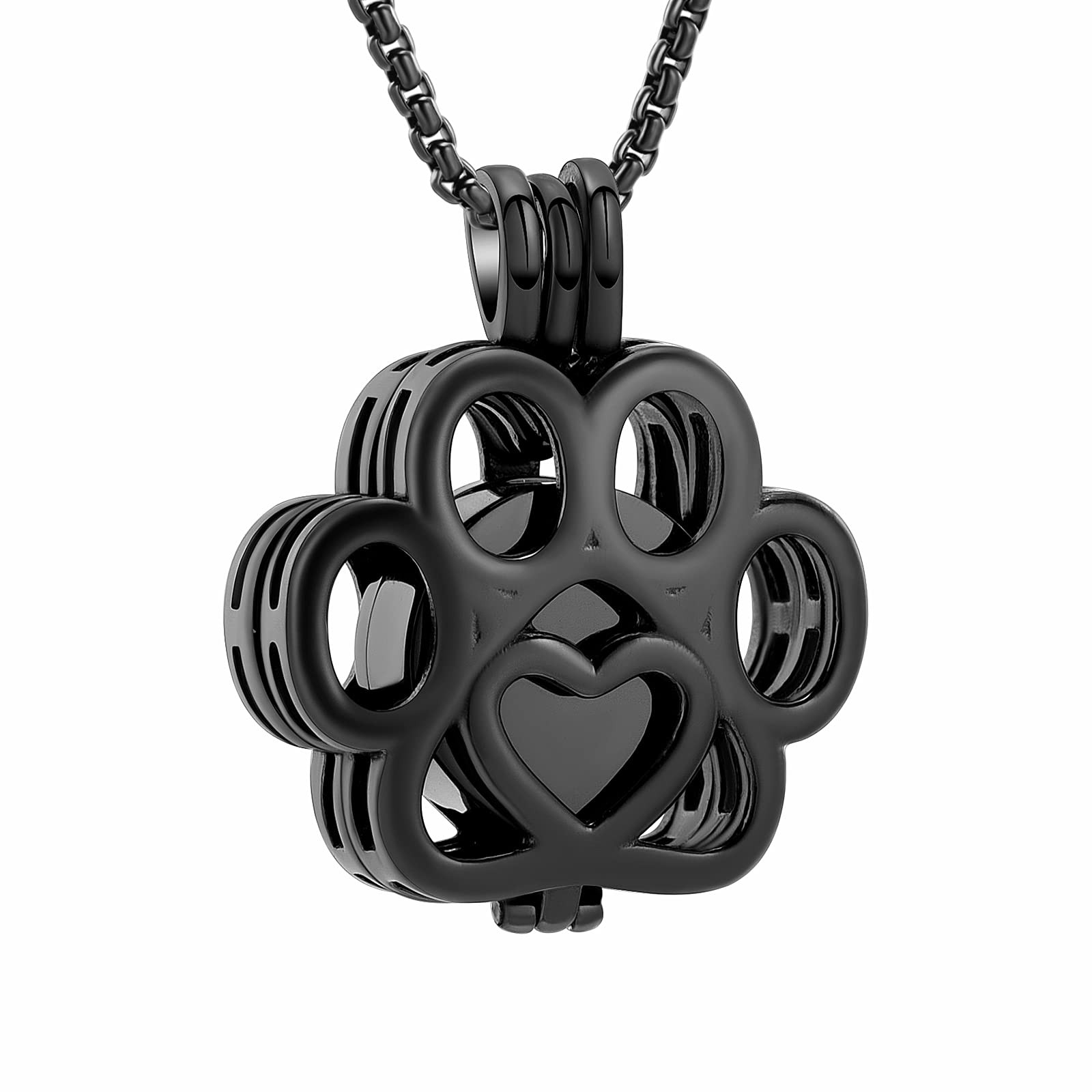 Pet Cremation Jewelry For Ashes For Dog/Cat Paw Stainless Steel Memorial Lock…