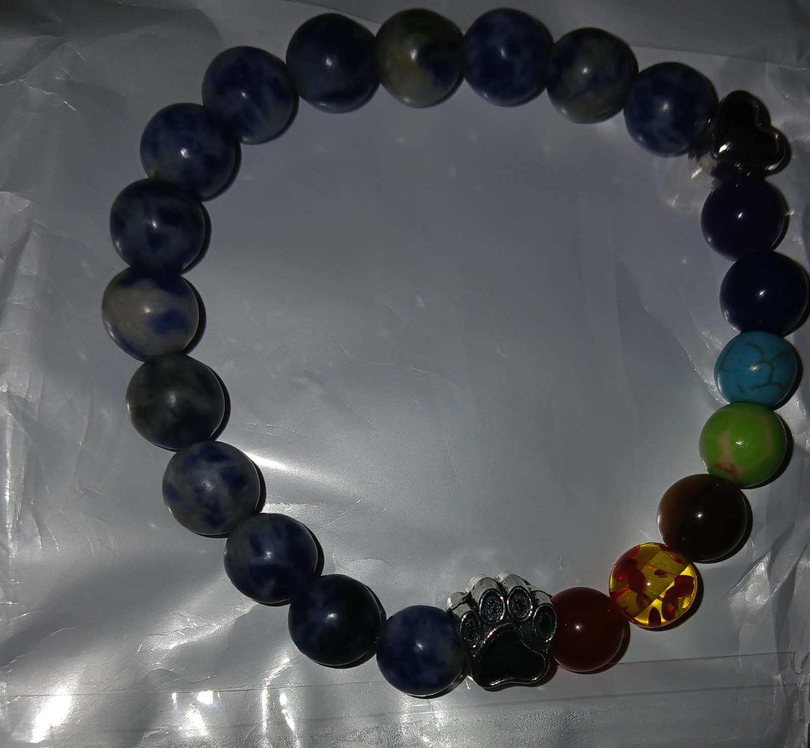 Pet Rainbow Bridge Sympathy Memorial Bereavement Bracelet Gift New