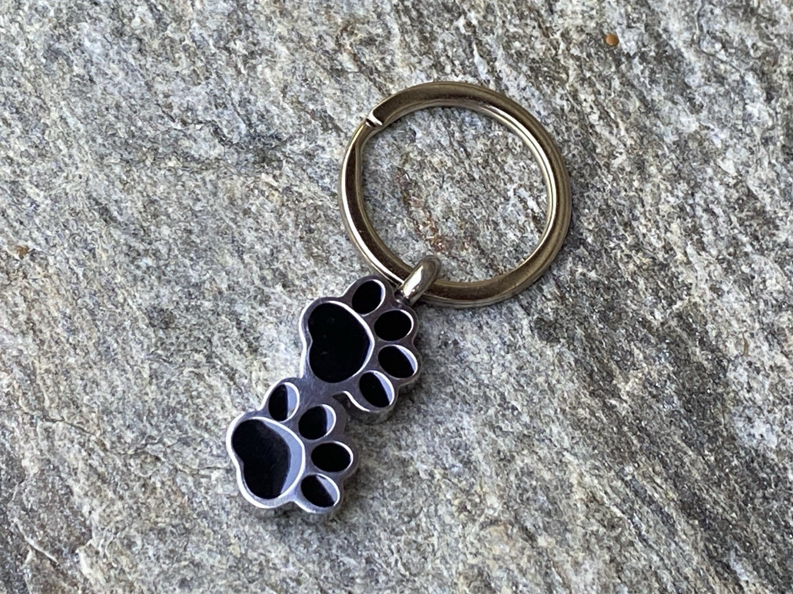 Paw Prints Pet Cremation Necklace Jewelry Pendant Urn For Ash Dog Cat Men Unisex