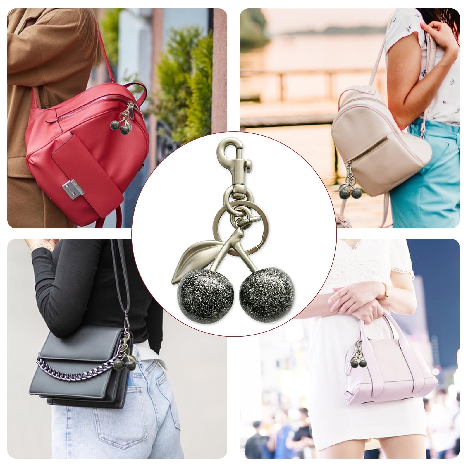 Bag Charm Keychain Bag Chain Charms Purse Charms for Handbags Purse Charm for…