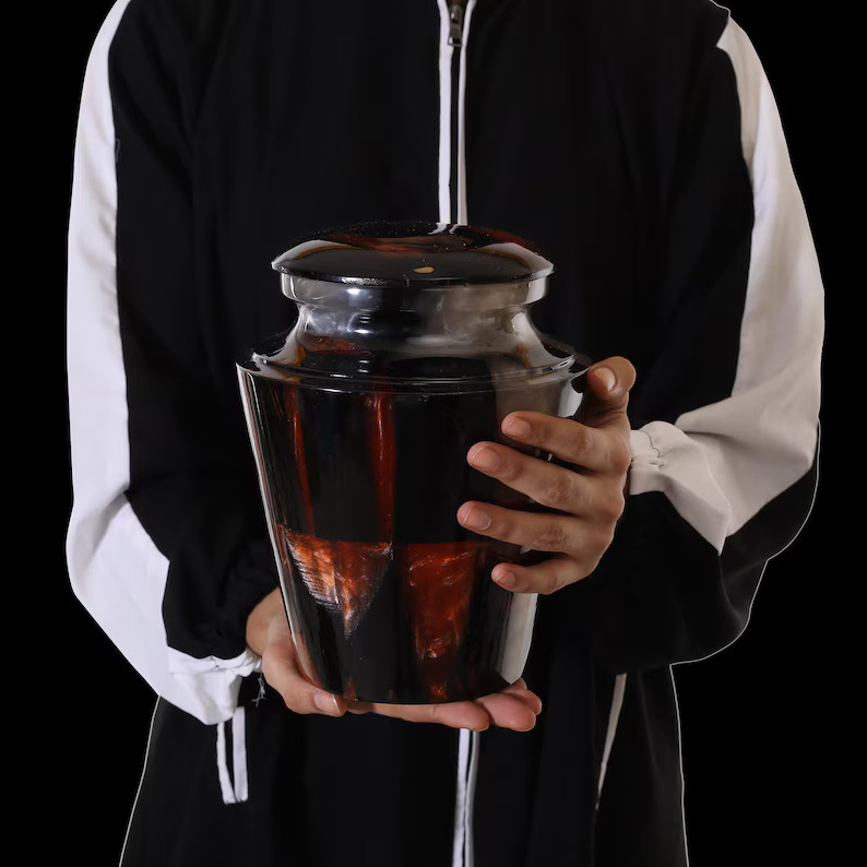 Wooden Urns for Human Ashes Adult Male Female – Cremation Urn Large Wood Urn Box