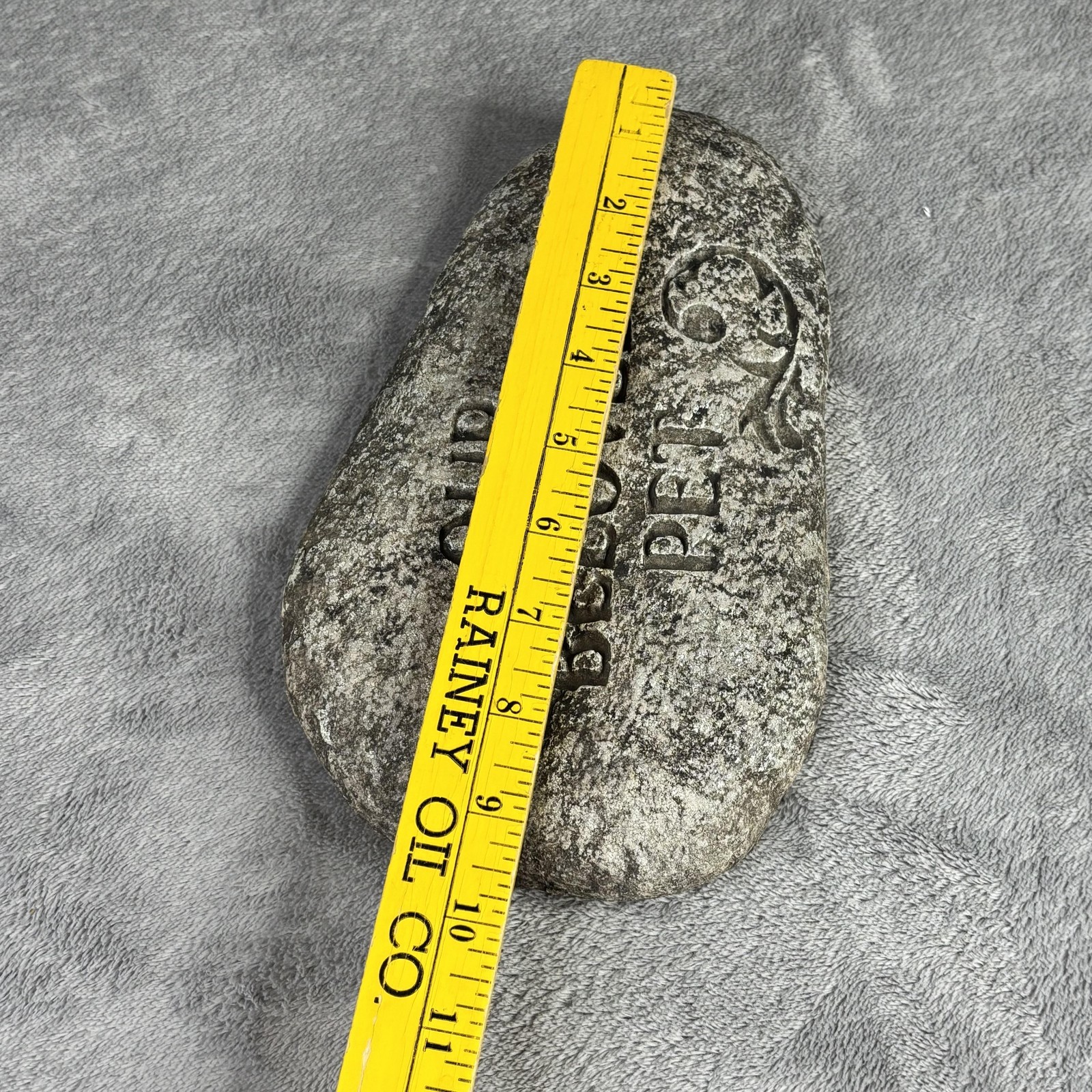 Pet Memorial Stone Marker Our Beloved Pet Grave Garden Marker Outdoor Decor