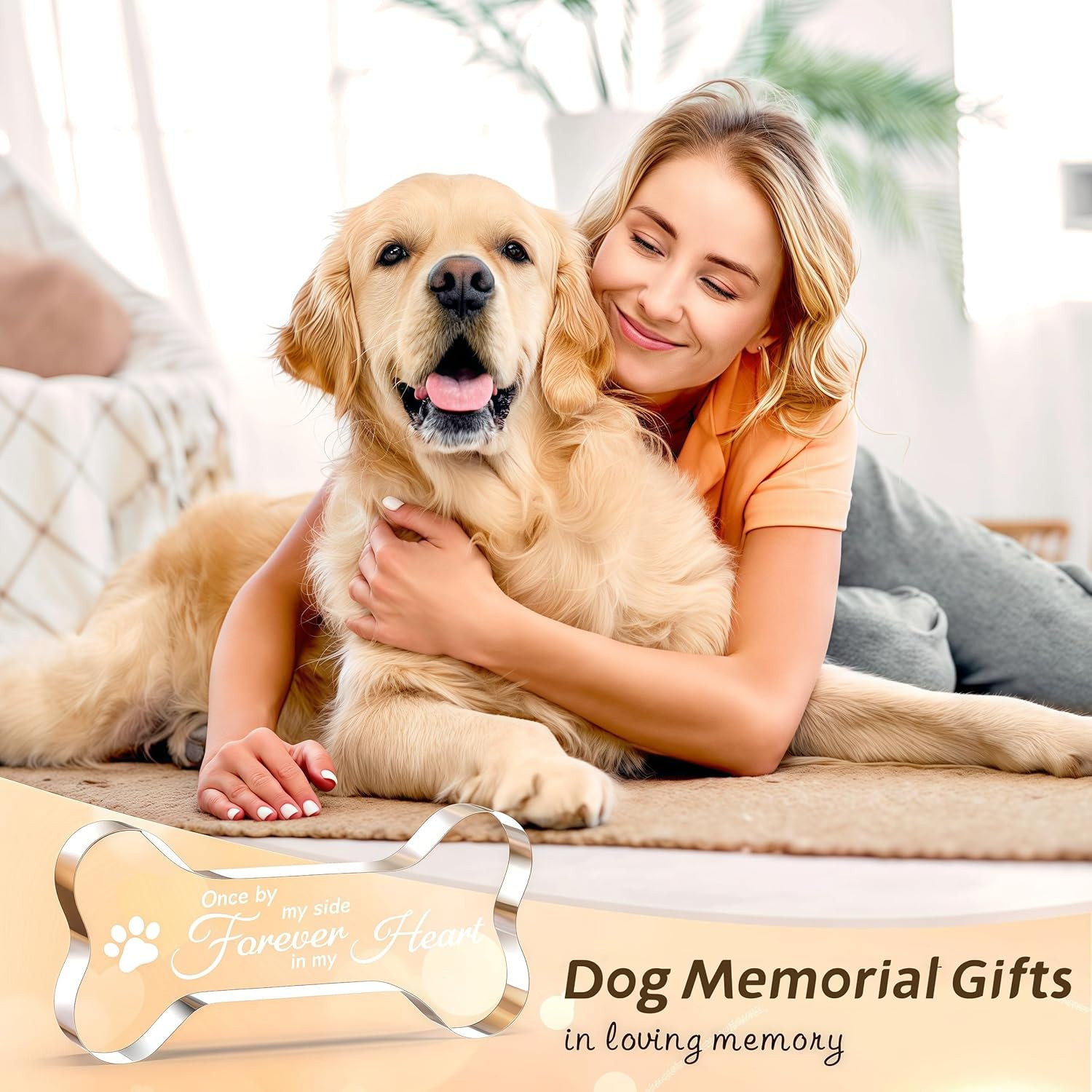 Pet Memorial Ornament Remembrance Gifts: Loss of Dog Cat Sympathy Gift Crystal