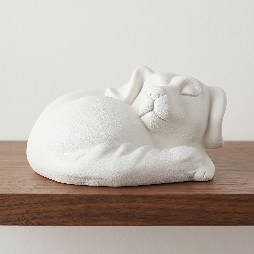 Dog Ashes Container Cat-shaped Urn Indoor Outdoor Home Decor Cremation