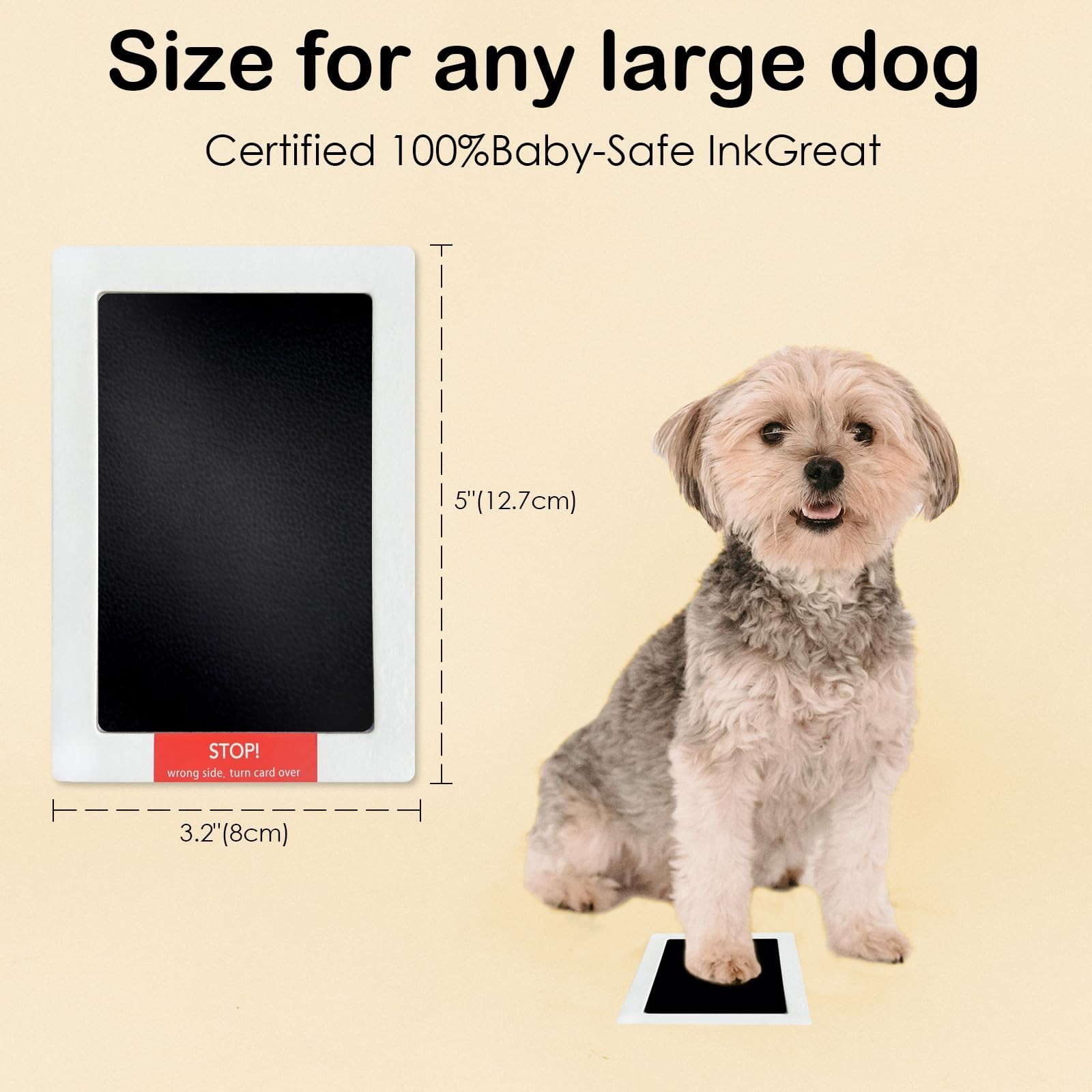 Tuhangcc Paw Print Clean Touch Ink Pad Kit for Dogs and Cats, Pet Owner Keeps…