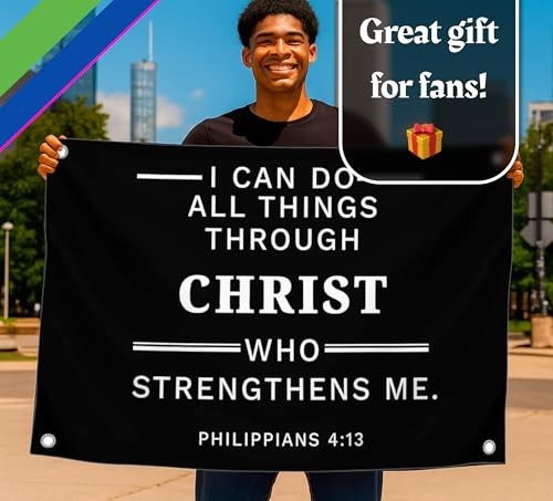 3×5 Ft Religious Christian Polyester Single Sided Flag I Can Do All Things