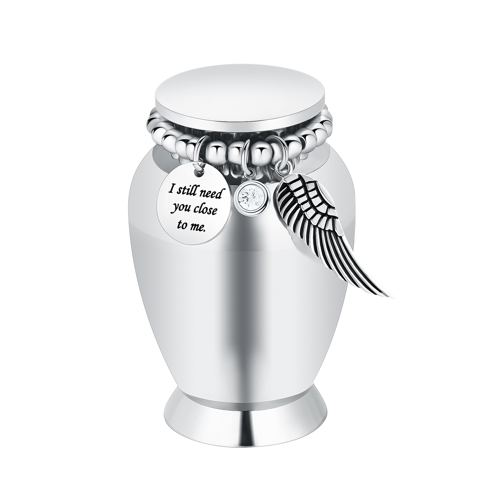 Angel Wings Decorative Cremation Urns for Ashes Adult Male-Female Urn for Human