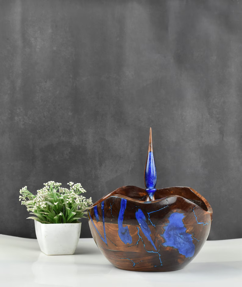 Wooden Urns for Human Ashes Adult Male Female – Cremation Urn Large Wood Urn Box