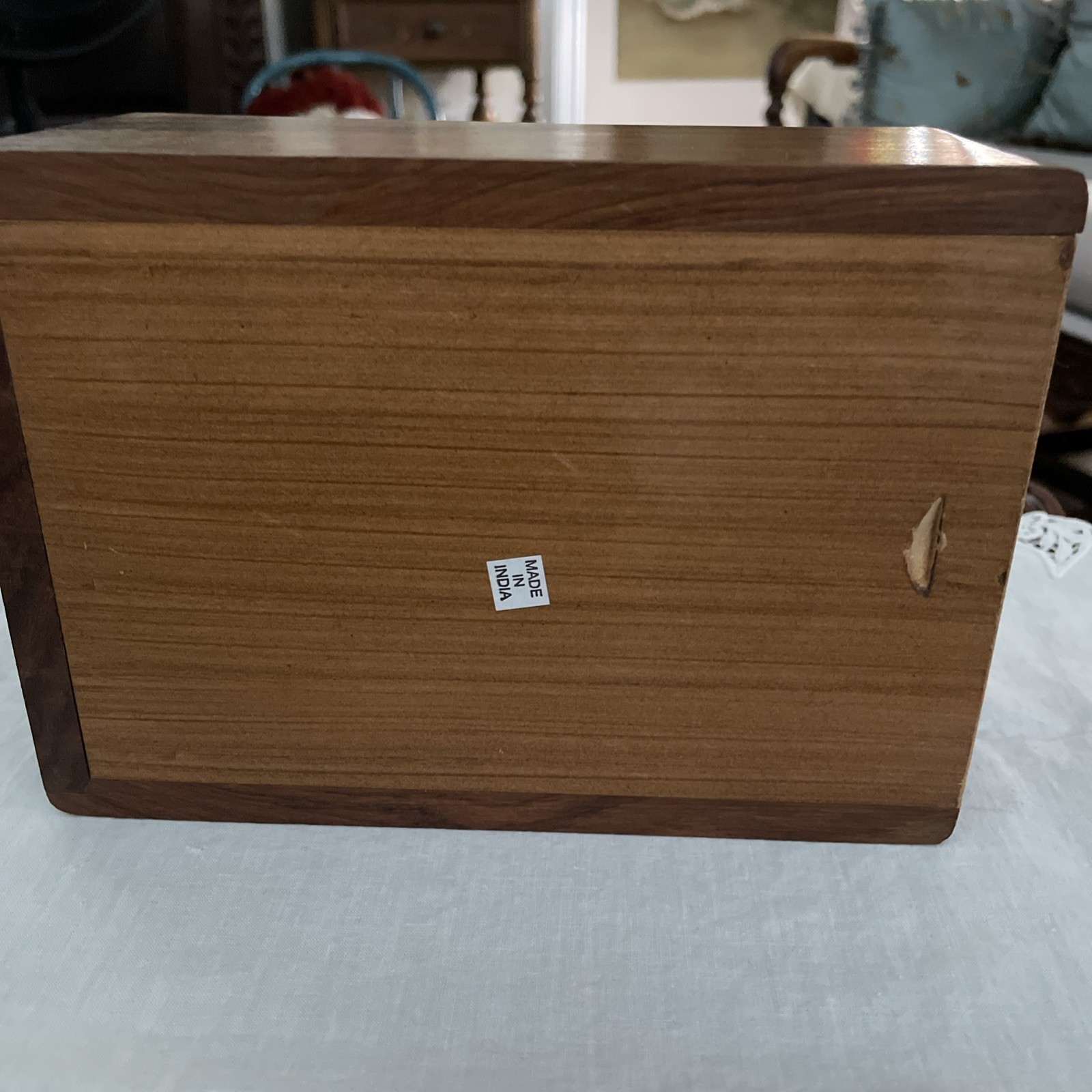 Large Wooden Urn Tree of Life Rosewood Box Cremation for Ashes Keepsake