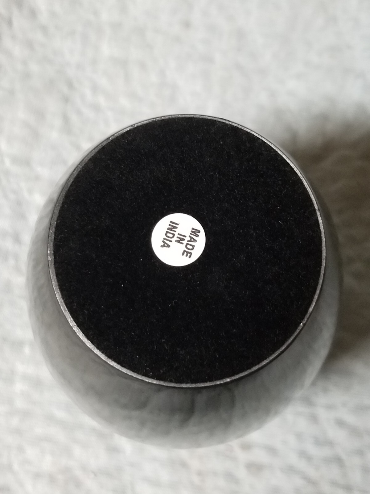 BLACK Zoophilous SMALL Aluminum Vase Style Urn Pet Ashes