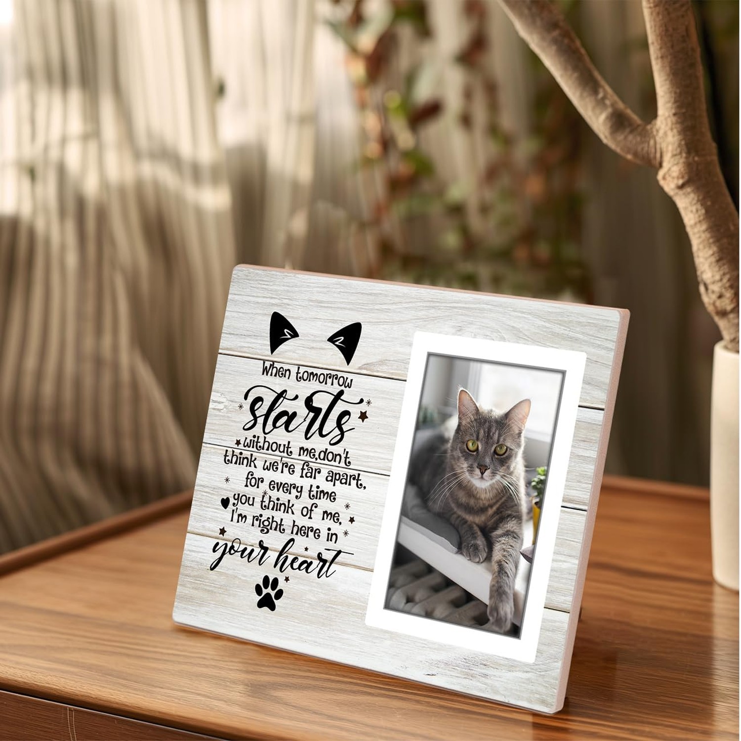 Cat Memorial Picture Frame, Pet Memory Picture Frame, Cat Frames For Pictures…