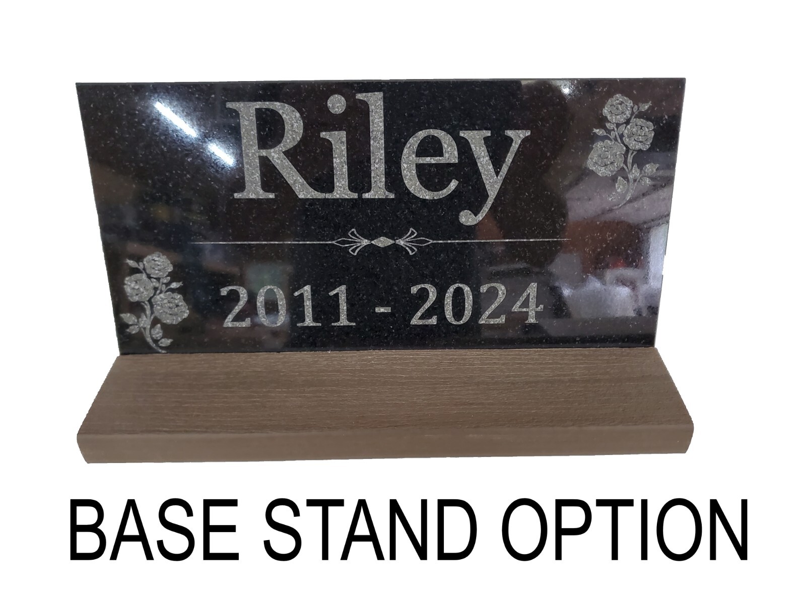 Cat Pet Memorial Granite Stone Engraved Grave Marker Headstone Garden Plaque t8